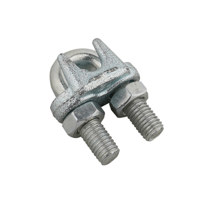 Tugas berat memakai klem pegangan tali baja tahan karat dapat disesuaikan Hot Dip galvanis baut kawat kabel pegas penjepit untuk sistem metrik - Product Image 1