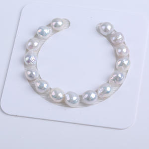 Perlas de Agua Dulce Naturales de 11-13 mm, Forma de Botón, Material para Pulseras Semi-Acabadas, Perlas de Agua Dulce Naturales - Product Image 5