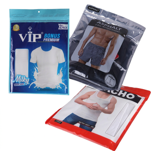 Bolsas de Almacenamiento Reutilizables con Cierre, Transparentes, de 2/3 Capas Laminadas, Personalizables, para Ropa, Saris, Camisas, Viajes - Product Image 1
