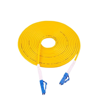 Kabel Patch Fiber Optik Single Mode Simplex LC UPC ke LC UPC 1m FTTX FTTH FTTR untuk 4G Outdoor