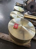 Plaque en bronze aluminium-nickel C95400 C95500 C95800 pour l'ingénierie marine : hélices, arbres de navire et pompes à eau de mer