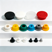 Bouchon d'étanchéité en caoutchouc silicone en forme de T OEM, résistant aux hautes températures, souple, pour l'étanchéité des flacons et verrerie de laboratoire