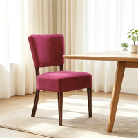 Chaise de salle à manger moderne et durable en gros avec pieds en bois pour hôtel, banquet, fête, mariage, restaurant, usage domestique et événements