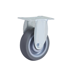 125 mm Lenkrollen mit Bremse TPR Edelstahl Mittelschwere 5-Zoll Schwenkbare Laufrollen - Product Image 4