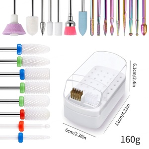 Ceramic Nail <b>Drill</b> <b>Bit</b> Front Mounted Grinding Head Cuticle Removal Manicure Machine Accessory Salon Nail <b>Drill</b> <b>Bit</b> Tool - Product Image 5