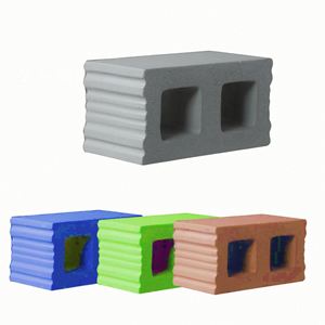 Pelota Antiestrés de Ladrillo con Logotipo Personalizado, Bloque Suave para Apretar, Juguetes para Aliviar el Estrés, Regalos Promocionales - Product Image 2