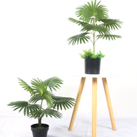 68CM Künstliche Mini kleine Palme Bonsai grüne künstliche Palmen pflanzen