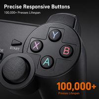 Control de Juego Inalámbrico 706W 2.4G para PS2, PS3, PC, Android TV, Mando a Distancia, Joystick, Gamepad