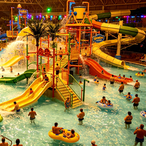 Équipement de toboggan aquatique intérieur en FRP durable, grandes attractions aquatiques commerciales pour centres de divertissement familial et complexes hôteliers - Product Image 5