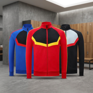 Conjuntos Deportivos Unisex de Manga Corta para Verano, Chaqueta de Fútbol Sublimada de Poliéster Impermeable - Product Image 4