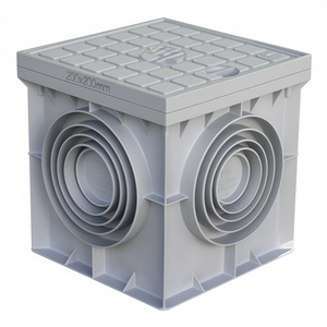 บ่อเก็บน้ำแบบโมโนลิธิกพร้อมฝาครอบ PP ขนาด 200x200 มม. สำหรับระบบชลประทานในฟาร์ม - Product Image 2