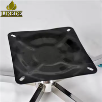Base de chaise pivotante 5 étoiles en acier chromé robuste, base de chaise de salon moderne pour mobilier de bureau, d'hôtel, OEM