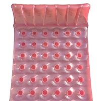 Matelas de plage gonflable personnalisé, flotteur de piscine, chaise longue de piscine avec PVC sans phtalates et logo personnalisé