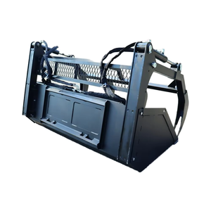 Cubo multiusos SkidSteer <span class=keywords><strong>Grapple</strong></span> de 82 pulgadas, accesorios para cargadora de dirección deslizante, cubo con pinza para manejo de alimentación - Product Image 2