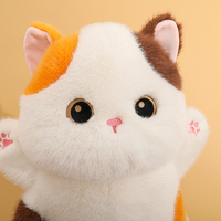 Peluche Moderne en Coton Doux, Coussin Chat Hypoallergénique, Décoration Maison, En Stock, Vente en Gros