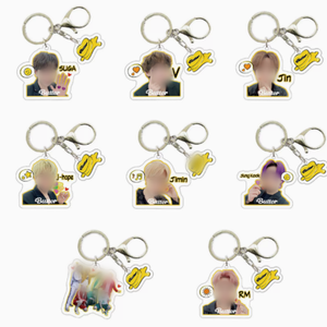 Llavero de acrílico de 2 piezas de <span class=keywords><strong>Bangtan</strong></span> Boys (BTS) más vendido, colgante creativo de J-Hope, RM, V, accesorio relacionado con estrellas, producto de apoyo para fans - Product Image 1