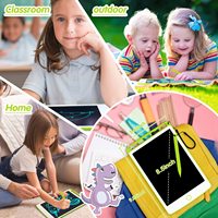 Tableta de escritura Lcd sin papel para niños sordos, silenciosa, pizarra