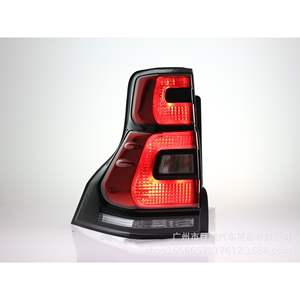 Feux arrière LED Jushun modifiés 18-20 pour Prado, lentille rouge, matériau ABS, étanches, clignotants et feux de position - Product Image 4