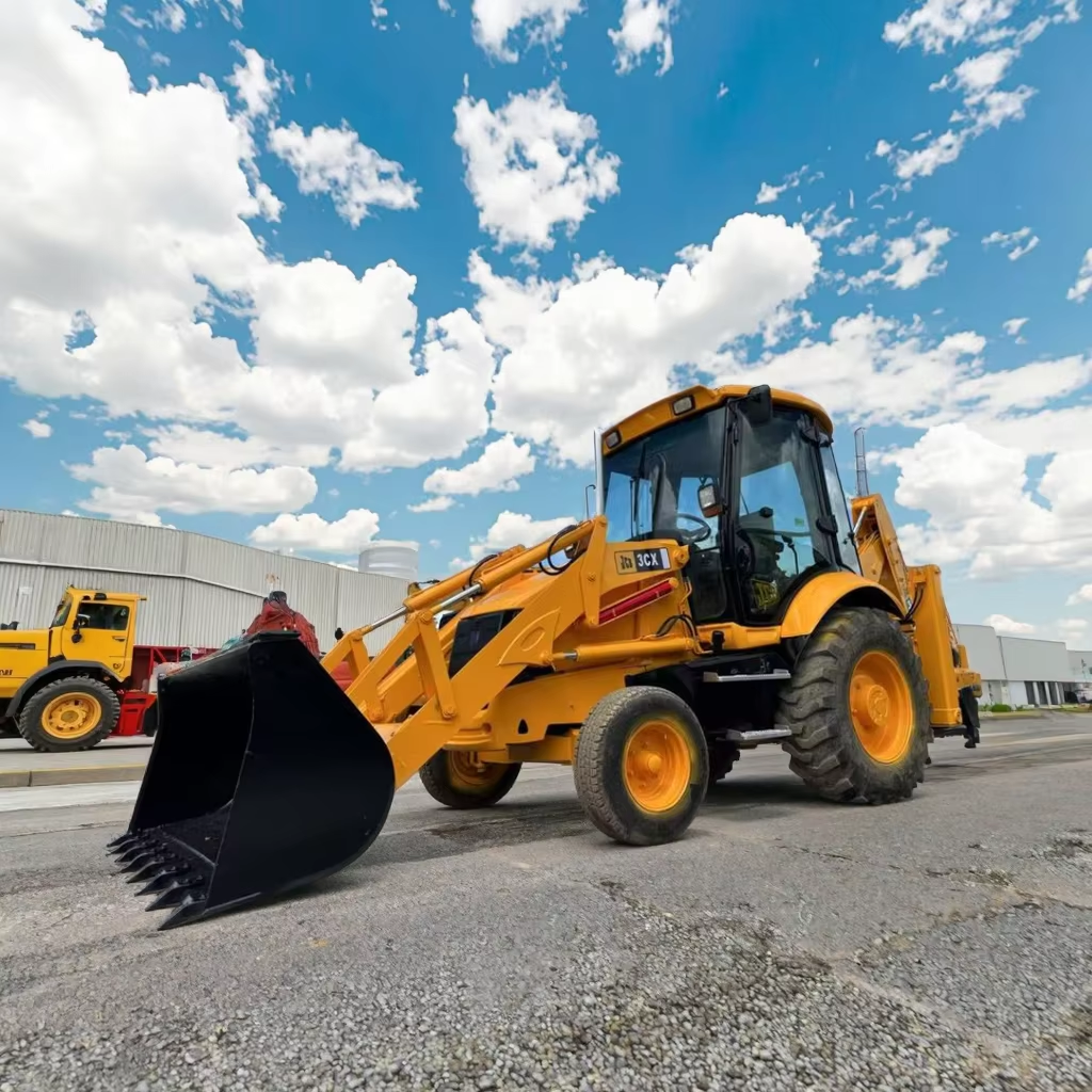 Совершенно Новый CAT 420F колесный привод 4x4 экскаватор-погрузчик мини фронтальный погрузчик с основным двигателем Землеройная техника