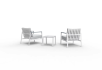 Ensemble table et chaise d'extérieur pour bistrot de jardin, design moderne et joli, pour hôtel et maison