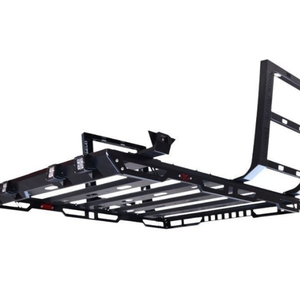 Porte-bagages de toit en fer pour Toyota <span class=keywords><strong>Wrangler</strong></span> Jk Jl Jt Bj40 Échelle d'escalade Panier à bagages en acier pour voiture Porte-bagages de toit <span class=keywords><strong>jeep</strong></span> <span class=keywords><strong>wrangler</strong></span> - Product Image 1