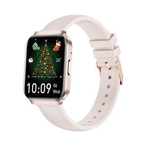 Montre connectée KM86 ultra-fine à écran carré avec boîtier en alliage d'aluminium, moniteur de fréquence cardiaque et d'oxygène sanguin, nouvelle arrivée 2026 - Product Image 1