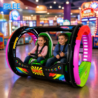 Manèges de parc d'attractions Double Players Rolling Car 360 Rolling Cars Outdoor Rotation à 360 degrés Happy Rolling Car