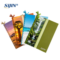Cuaderno de ejercicios con encuadernación cosida, 48 hojas, 55 g/m², personalizado para estudiantes, Madagascar French Ruled