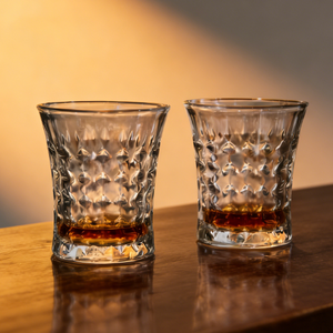 Lot de verres à shot <span class=keywords><strong>en</strong></span> cristal sans plomb à 3 motifs, avec bord évasé <span class=keywords><strong>en</strong></span> forme de sablier, mini-gobelets pour whisky, tequila et spiritueux - Product Image 5