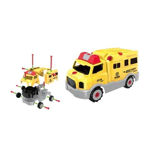 Bemay игрушка Детские игрушки световой и звуковой грузовик сборочный автомобиль игрушка с набором инструментов электрическая дрель