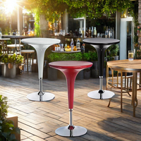 Mobilier de restaurant Table de bar Table de bar à cocktails Table de comptoir de bar ronde