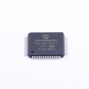 ไมโครคอนโทรลเลอร์ 8 บิต PIC16 PIC RISC 28KB แฟลช 2.5V/3.3V/5V 64 พิน TQFP ถาด - ถาด PIC16F1947-I/PT - Product Image 1