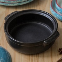 Casseroles avec couvercle, 1 pièce, marmite chauffante à aliments, en céramique, étanche au feu, pour la soupe, vente en gros
