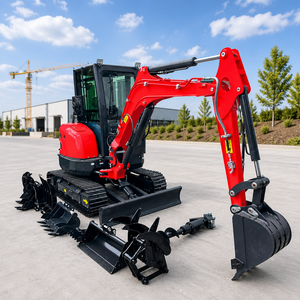 Mini-excavatrice 3,5 tonnes avec moteur Kubota EPA Euro 5, livraison gratuite, pour usage agricole, mini-excavatrice domestique 1 tonne, 2 tonnes - Product Image 5