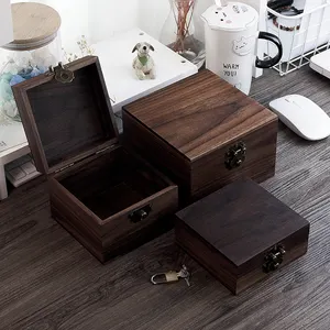 Moda legno massiccio tutti i tipi di scatole piccola scatola di gingillo in legno cassetta degli attrezzi da lavoro in legno
