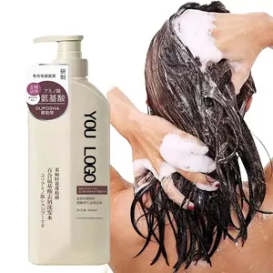 Sampo asam Amino perawatan rambut, sampo kontrol minyak penebal rambut rontok mendalam kualitas Salon