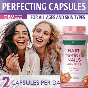 Витамины для волос, кожи и ногтей Ausreson с биотином и коллагеном, жевательные конфеты для поддержки здоровья волос, кожи и ногтей - Product Image 4