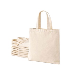 Sac fourre-tout personnalisé en toile de coton vierge pour sublimation, grand format, avec motif de lettres, idéal pour le shopping, avec logo personnalisé - Product Image 1