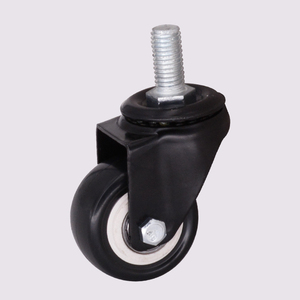 Roulette pivotante de meubles en PU/PVC de 1.5/2 pouces avec tige filetée de 40mm pour <span class=keywords><strong>table</strong></span> d'<span class=keywords><strong>application</strong></span> de meubles industriels - Product Image 1