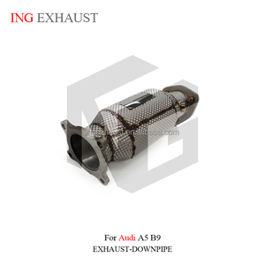 Tubo de escape ING para AUDI <span class=keywords><strong>A5</strong></span> B9 Precursor de dos puertas/cuatro puertas/4WD 2017 + 2,0 T con escudo térmico catalítico pieza de rendimiento automático - Product Image 2