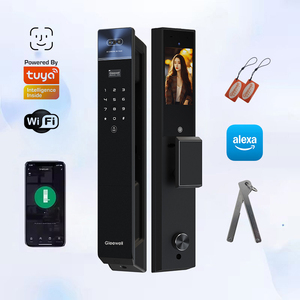 ระบบล็อคประตูอัจฉริยะ Palm Vein 3D พร้อมระบบจดจำใบหน้า ลายนิ้วมือ การ์ดหน่วยความจำ Wi-Fi พร้อมรหัสผ่านชั่วคราว สำหรับประตูไม้และประตูทองเหลือง - Product Image 3