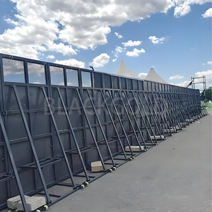 Barriere di controllo della folla in acciaio quadrato portatile fase barricata scherma e traliccio per la gestione della folla - Product Image 6
