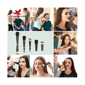 Lot de 4 pinceaux de maquillage FENGFLY à poils synthétiques pour fond de teint et poudre, format voyage, faible MOQ, prix réduit pour achats mixtes - Product Image 6