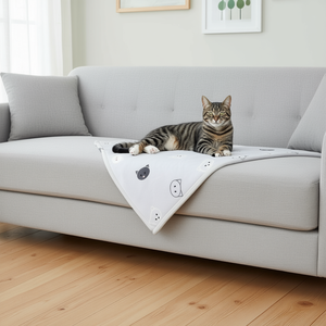 Manta Mimi para Mascotas, 70 x 50 cm, Gris, Ropa de Cama para Gatos, Cubre Sofá - Product Image 3