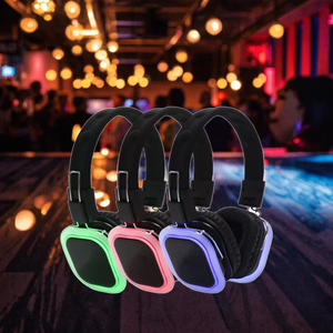Tai nghe không dây Qualcomm On-ear, nhiều người dùng cùng lúc, dùng cho tiệc Silent Disco, thư giãn, thiền, kèm bộ phát tín hiệu. - Product Image 1
