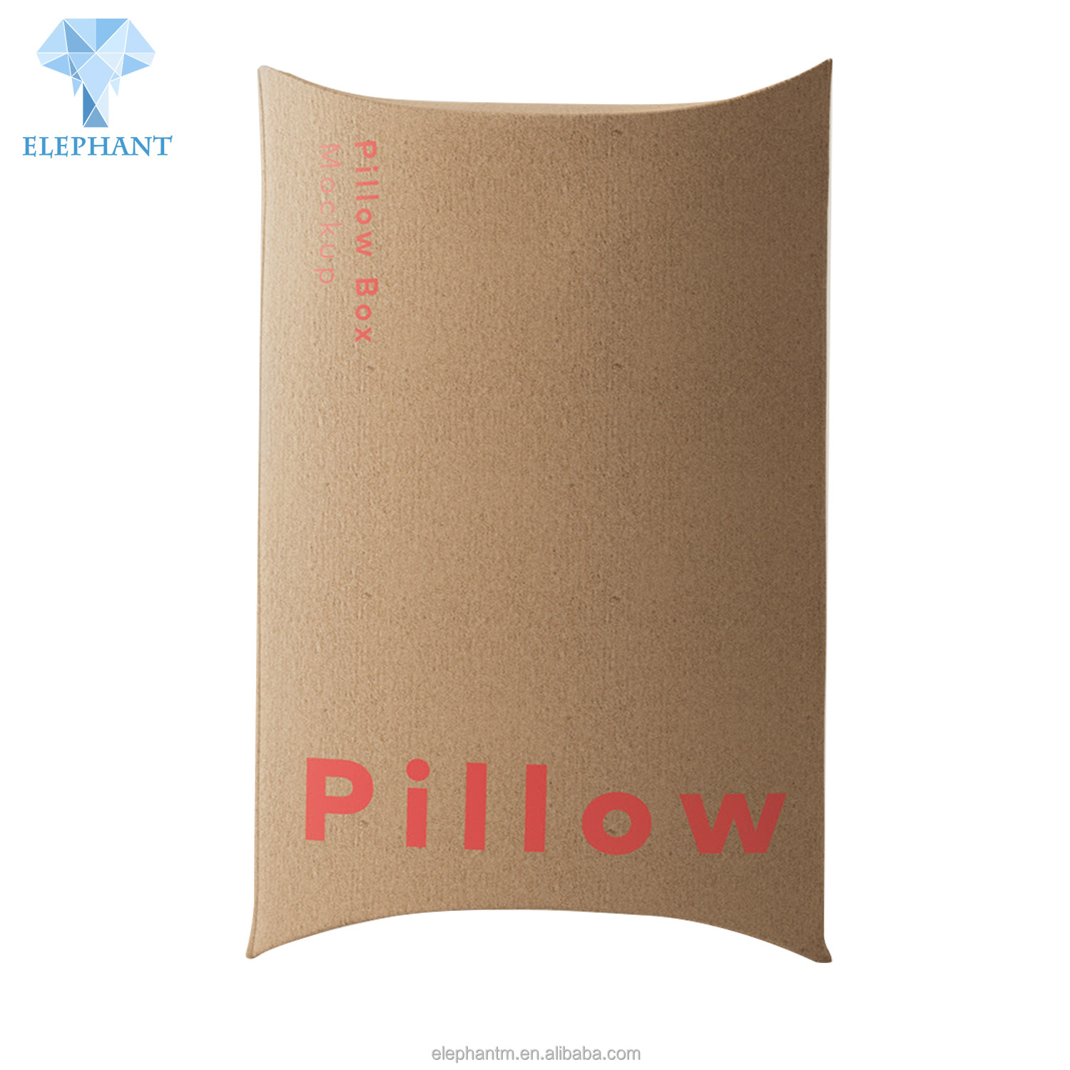 Small Paper Luxury Custom Pillow Box Packaging For Gift Biodegradable Pillow Box
