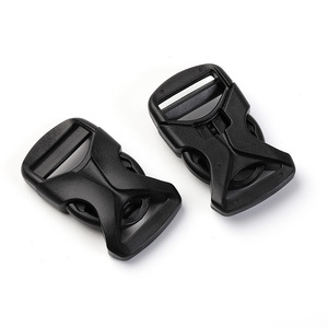 Plastic Side Release Buckle 20mm Black Durable Bag Accessory for <b>Backpacks</b> Waist Bags School Bags Adjustable <b>Straps</b> - Product Image 1