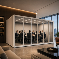 Cabine insonorisée pour la réduction du bruit, cabine acoustique industrielle, espace de concentration silencieux pour la communication dans un espace de travail bruyant