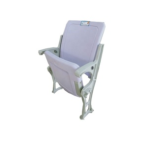 Indoor Outdoor Use Plastic <strong>Seats</strong> Blow Molding VIP Folding <strong>Stadium</strong> <strong>Chair</strong> for Basketball Fixed Seating with Aluminum Leg CS-GZY-L - Product Image 5