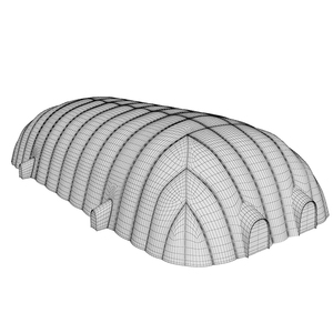 Dôme de structure en membrane PVDF gonflable de grande taille pour terrain de football en plein air - Product Image 5